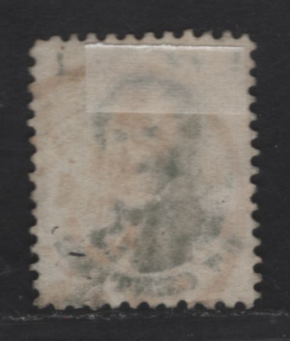 Lot 11 Belgium SC#13c 1c Emerald Green Leopold I, 1863 Leopold I Laureate Issue, A Very Good Used Single, Sound, Moderately CDS Cancelled, Perf 12.5x13.5
