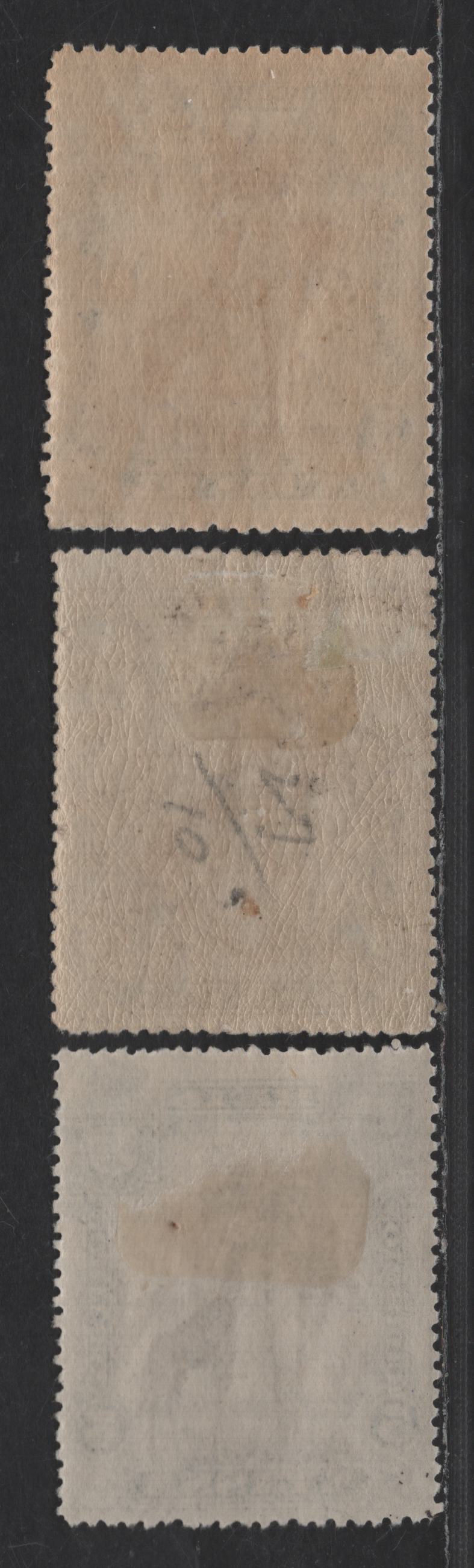 Lot 187 Nyassa SC#27var 5r Black & Violet Giraffe, 1901 Pictorial Issue, 3 VFOG Singles, Perfs 13.75, 14.5 & 14.75