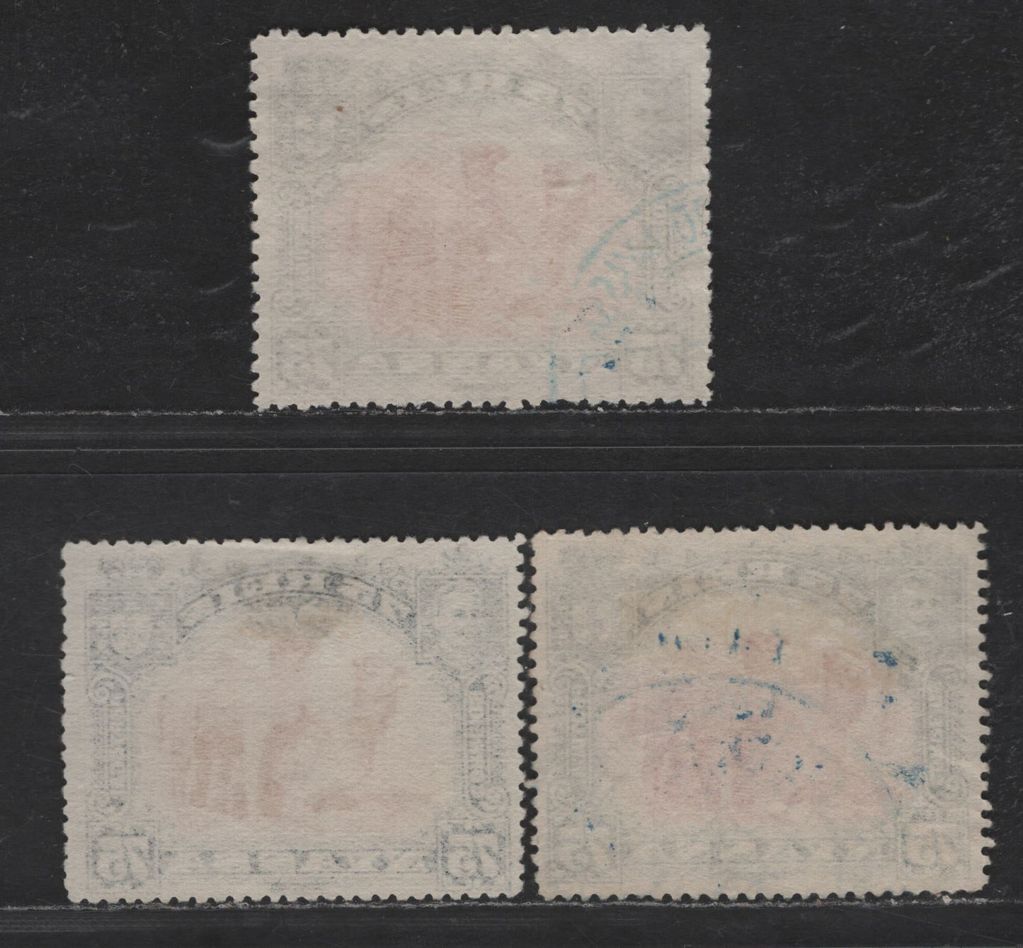 Nyassa SC#33 75r Black & Carmine Lake Camel, 1901 Pictorial Issue, 3 Very Fine Used Singles, Perfs 14x13.5, 15 & 14.75