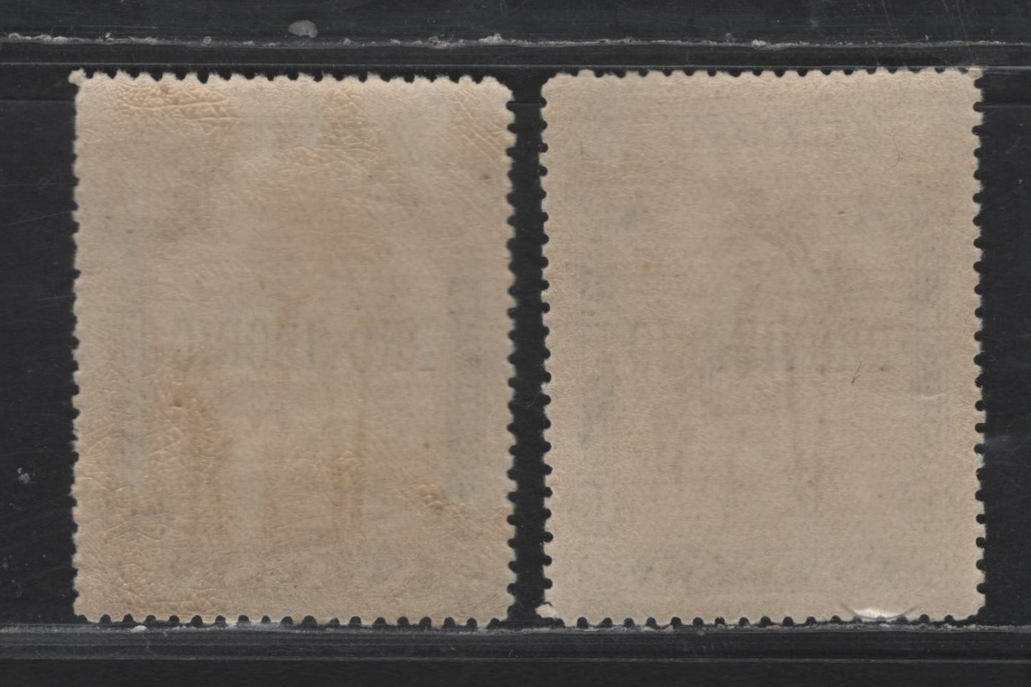 Lot 247 Nyassa SC#42-43 15r - 25r Black & Orange Brown - Black & Orange Giraffe, 1903 Provisorio Overprinted Issue, 2 F/VFNH Singles