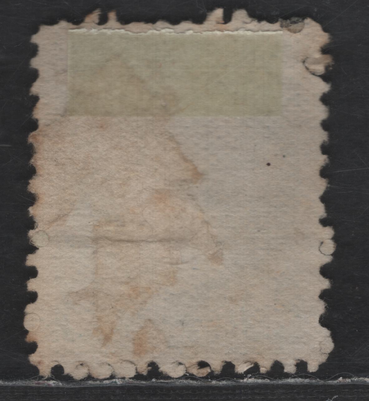 Lot 375 Canada SC#36e 2c Grass Green Queen Victoria, 1870-1893 Small Queen Issue, A Very Fine Used Single, Mid Montreal Printing, Paper EM-A, Perf 11.75x11.9