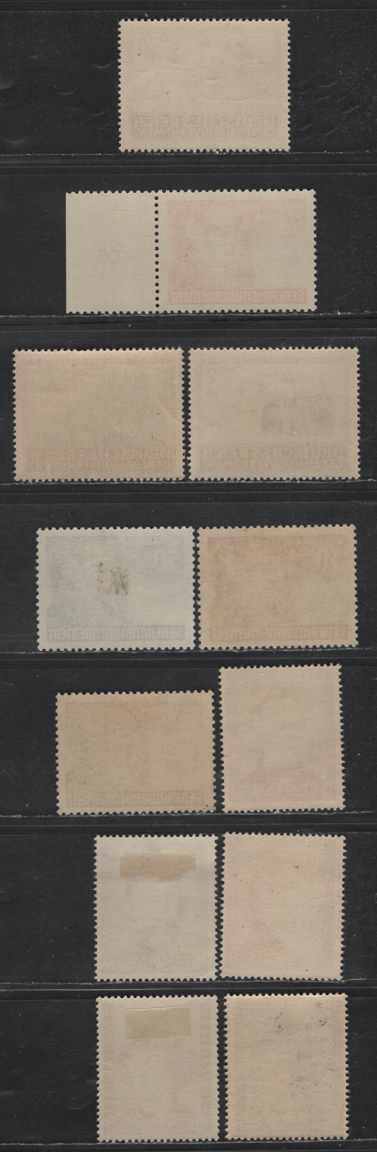 Lot 139 Poland - German Occupation SC#N100-N101, N103, NB8-NB11, NB19, NB21-NB23,NB27 2z - 1z+1z Slate Gren - Rose Lake Monastary Views & Castles - Copernicus, 1943 Pictorial Issues, 12 F/VFOG Singles