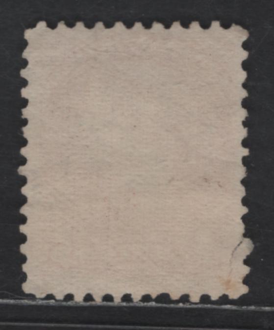 Lot 301 Canada #37iivar 3c Pale Dull Red Queen Victoria, 1870-1893 Small Queen Issue, A Very Good Used Single, First Ottawa Printing, Paper FO-J, Unlisted Perf 12x11.75, Small Tear At Lower Left, Position Dot
