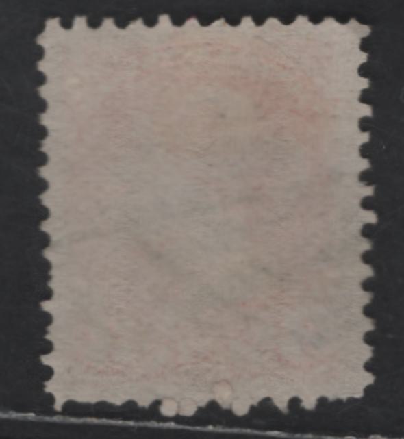 Lot 305 Canada #37e 3c Red Queen Victoria, 1870-1893 Small Queen Issue, A Very Good Used Single, Early Montreal Printing, Paper EM-A, Perf 11.75x12, Position Dot