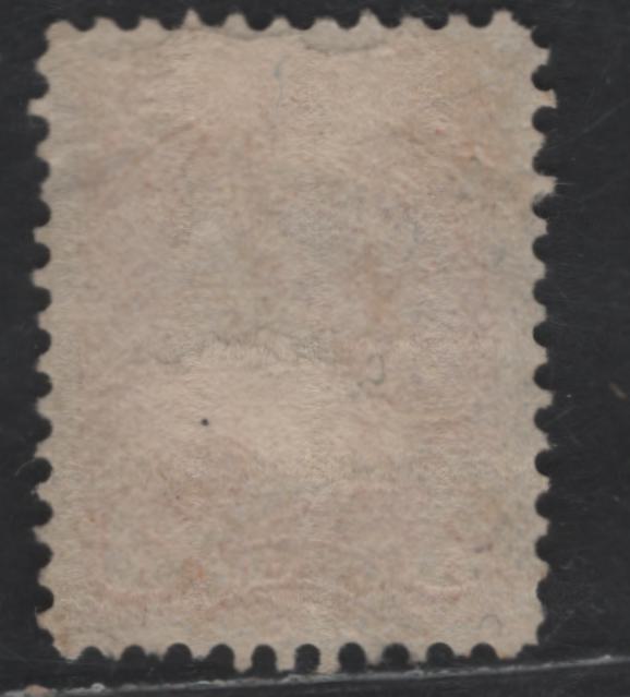 Lot 331 Canada #37iii 3c Orange Red Queen Victoria, 1870-1893 Small Queen Issue, A Very Fine Used Single, Mid Montreal Printing, Paper MM-O, Perf 11.75x12, Position Dot