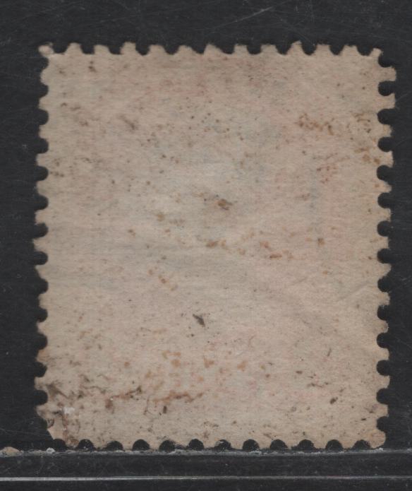 Lot 338 Canada #37 3c Orange Red Queen Victoria, 1870-1893 Small Queen Issue, A Fine Used Single, Mid Montreal Printing, Paper MM-P, Perf 12, Position Dot