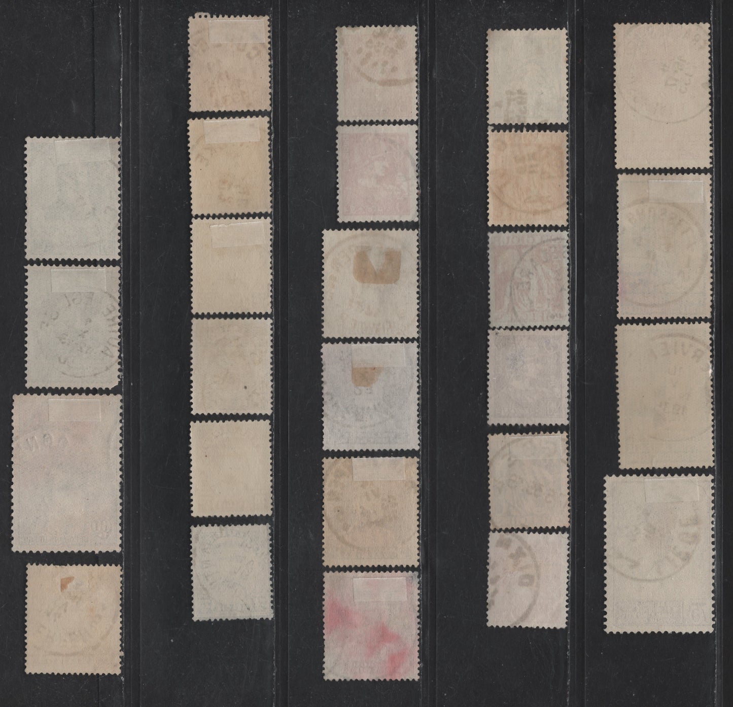 Lot 198 Belgium #216-217, 218, 227, 228, 257, 230-231, 246-250, 258-259, 261 35c Blue Green - 1.75fr Blue, 1930 Antwerp Exhibition - 1934 Brussels International Exhibition Issues, 25 F & VF Used Singles Includes Shade Variations