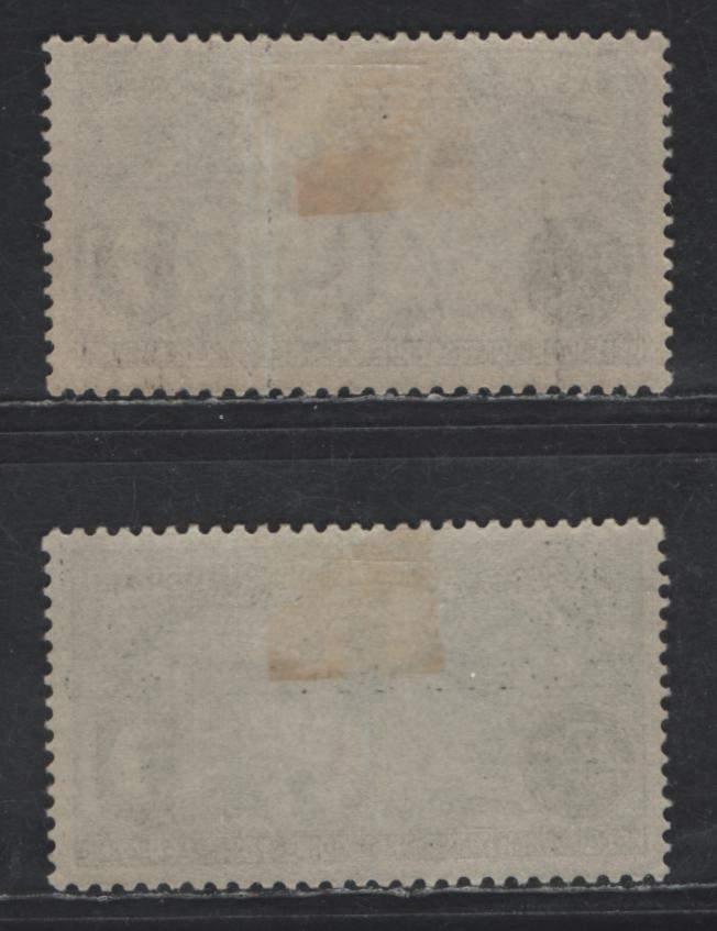 Lot 221 Belgium #CB1-CB2 17.50 fr+62.50fr Dull Brown & Grey Green, 1946 Surtax For American Memorial In Bastogne Issue, 2 VFOG Singles