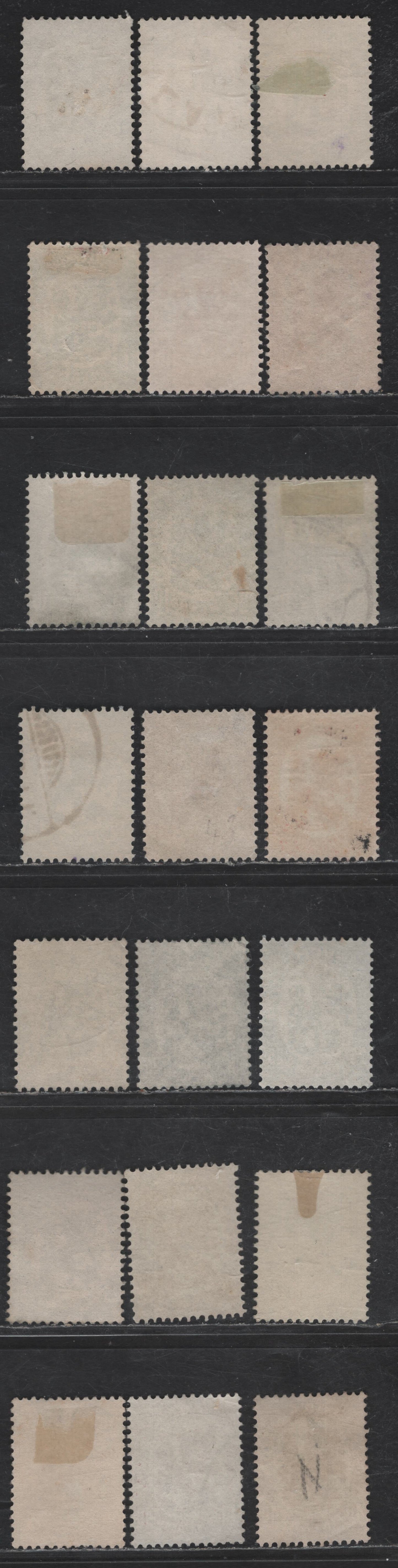Lot 225 Finland #83-89, 91-94 5p Green - 40 Violet, 1917-1930 Helsinki Issue, 18 Very Fine Used Singles Unwatermarked, Perf 14 With Many Unlisted Shades
