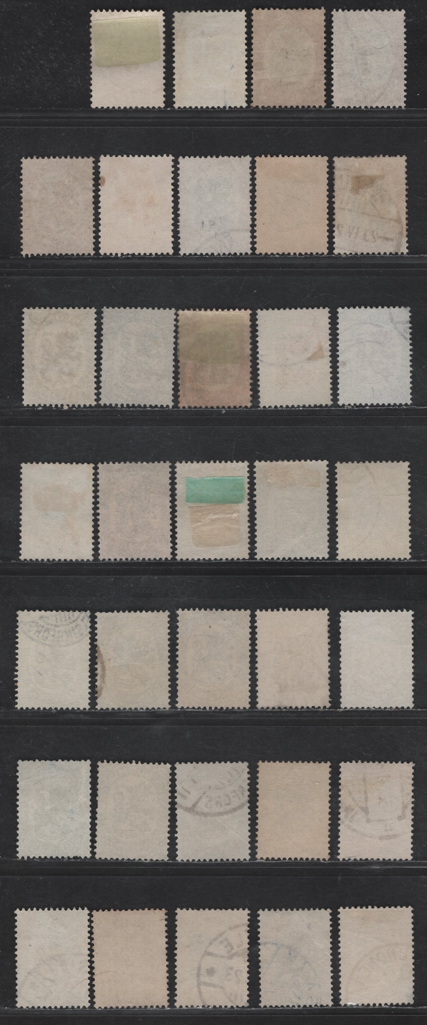 Lot 227A Finland #96-101, 103a, 98a, 104-105, 106-108 50p Orange Brown - 10m Brown & Grey Black, 1917-1930 Helsinki Issue, 34 Very Fine Used Singles Unwatermarked, Perf 14 & 14 1/4x14 3/4