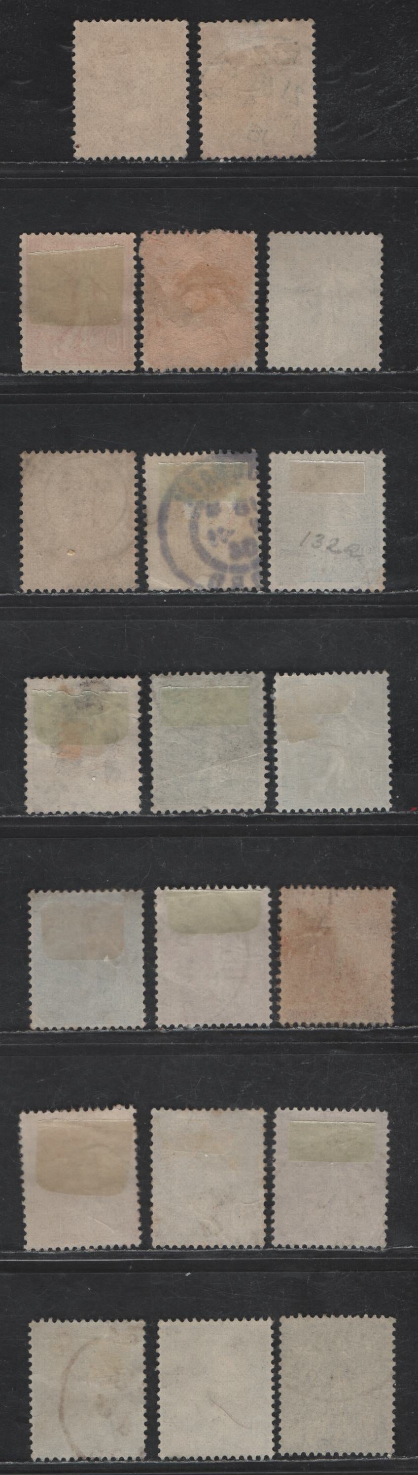 Lot 255 France #138-142, 144, 146, 148, 151, 154 10c Rose/Carmine - 1f Dull Blue, 1903-1938 Sower Designs Issue, 20 F & VF Used Singles With Shades