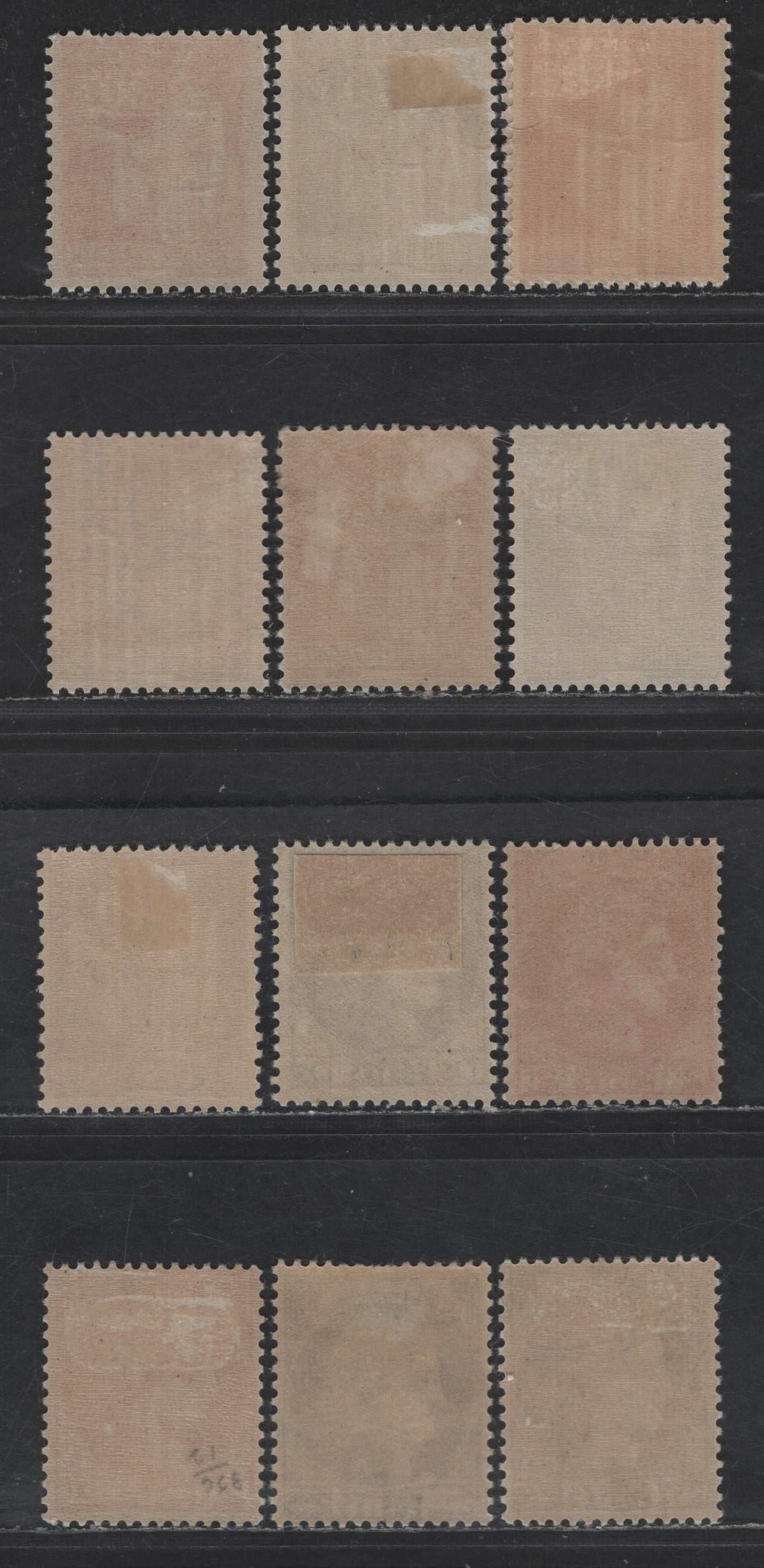 Lot 285 France #272, 273, 275, 278, 280, 265, 267, 335-337, 339,1932-1939 Peace With Olive Branch & Ceres Definitives Issues, 12 F & VF OG Singles