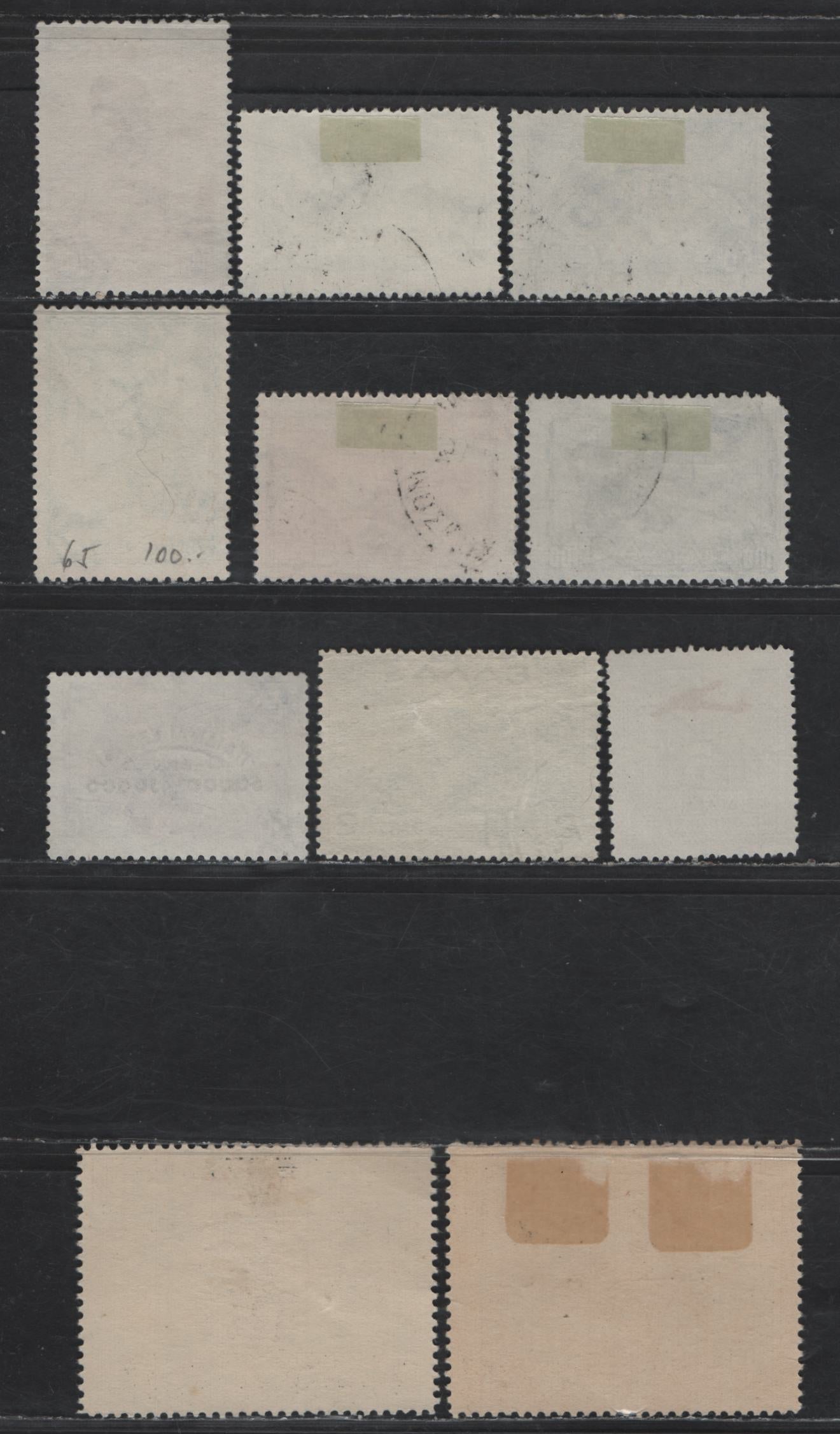 Lot 333 Greece #C1, C3, C23, C50, C62, C63, C65, 4, C65, CB8, C70, RAB2 2d Multicoloured - 100d+50d Rose Violet, 1926-1952 Airmails Plus 1943 Postal Tax Semi-Postal Issues, 11 F & VF Used Singles