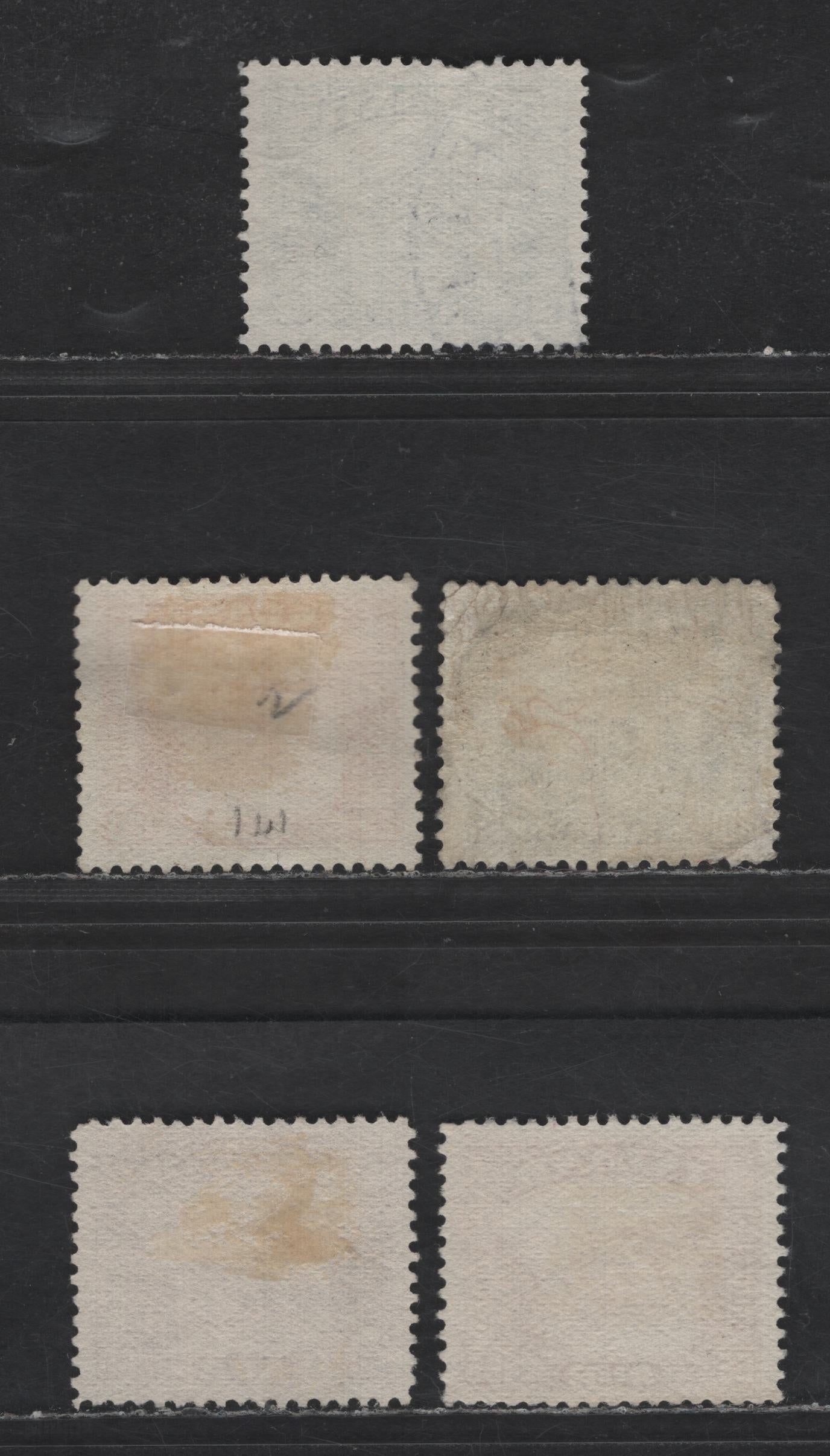 Lot 393 Iceland #170-174 5a Grey - 65a Red Brown, 1931-1932 Golden Falls Issue, 5 F & VF Used Singles