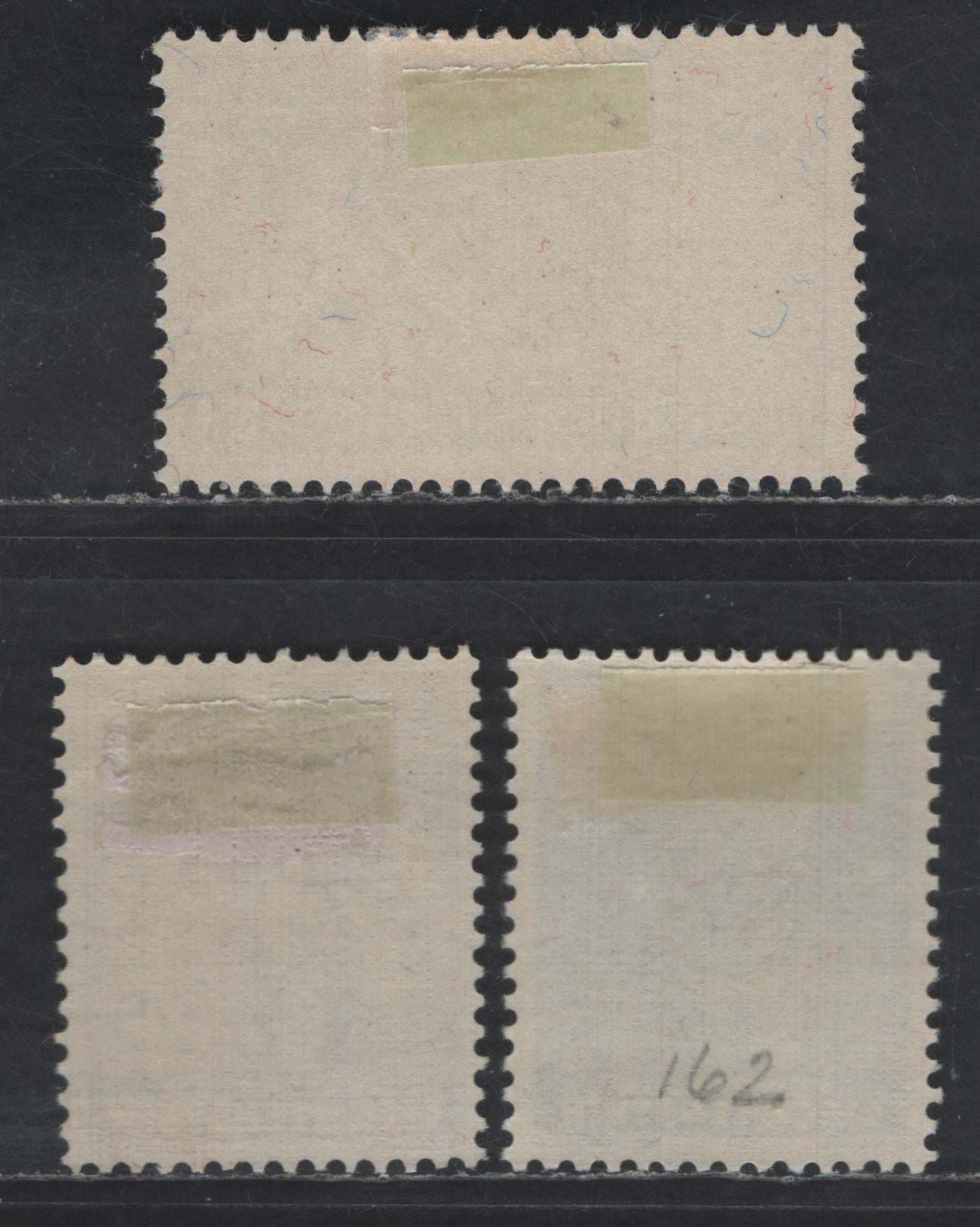 Lot 215 Liechtenstein SC#139, 141, 147 15rp - 90rp Dark Slate Green - Gray Violet Upper Valuna Valley - 'The Three Sisters', 1937-1938 Pictorial Issue, 3 VFOG Singles