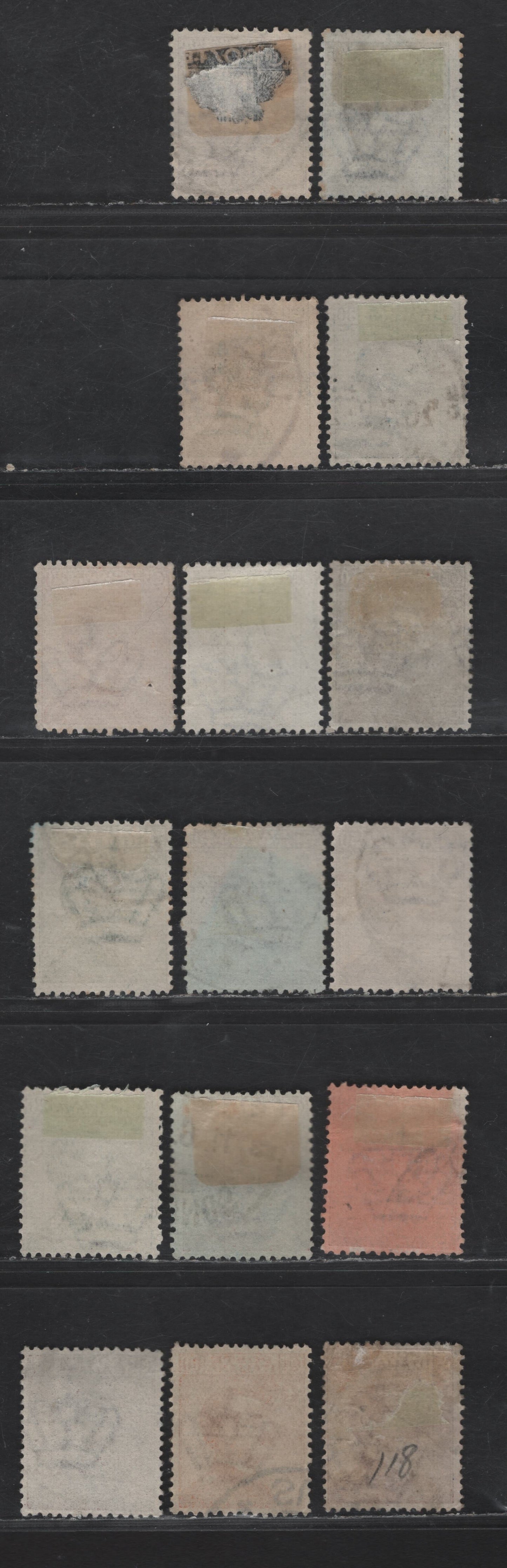 Lot 221 Italy SC#97-101, 103-105, 107-110 20c - 85c Brown Orange - Red Brown Victor Emmanuel III, 1908-1927 Victor Emmanuel III Original & Re-Engraved Issues, 16 Fine/Very Fine Used Singles, Additional Shades