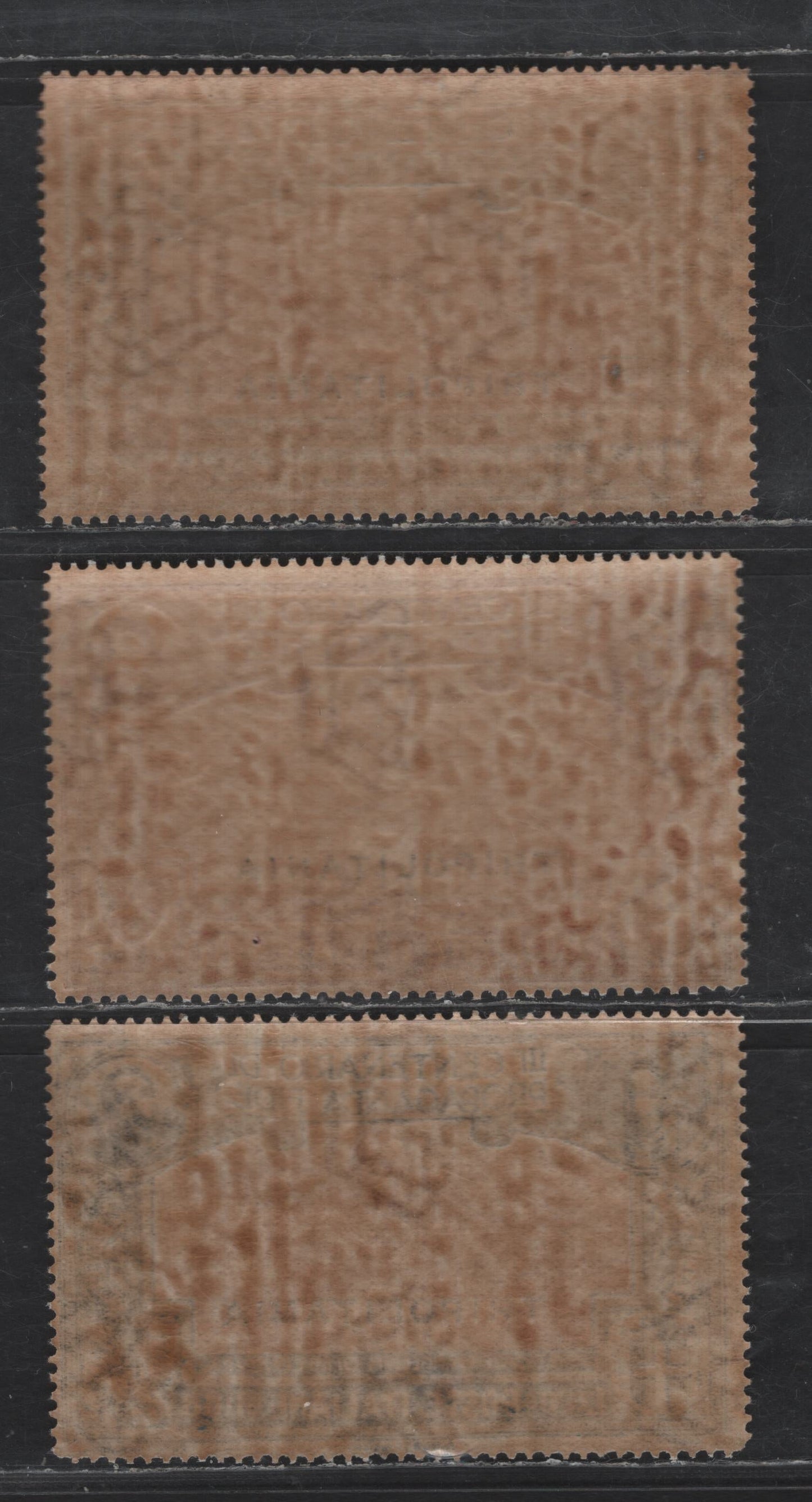 Lot 284 Tripolitonia SC#1-2, 4 20c - 1l Olive Green & Brown Orange - Blue & Brown Orange Propagation of the Faith, 1923 Propagation of the Faith Issue, 3 F/VFNH Singles