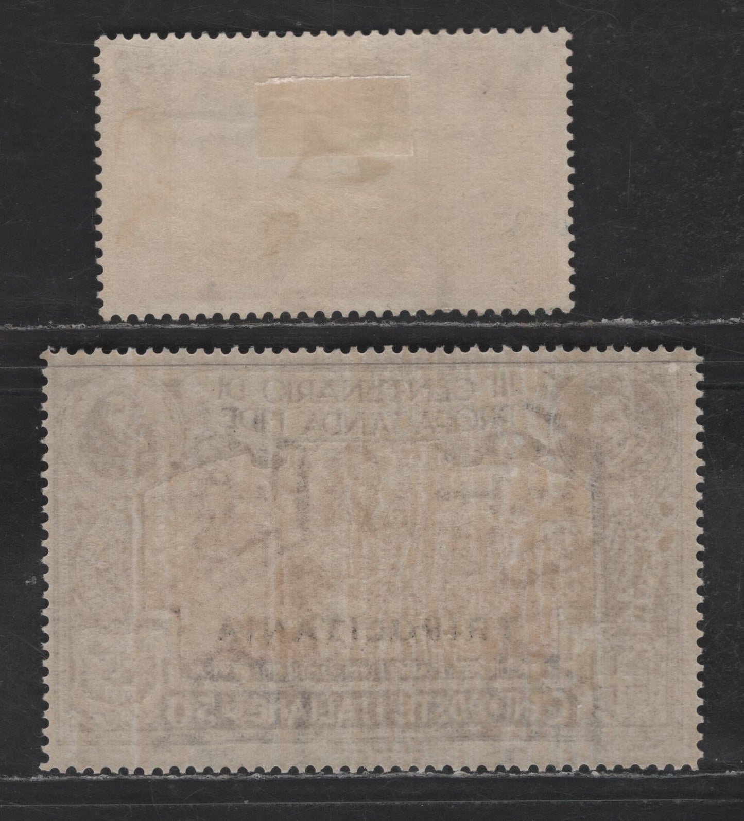 Lot 285 Tripolitonia SC#3, CB5 50c - 1+20c Violet & Brown Orange - Red Brown Propagation of the Faith, 1923 Propagation of the Faith Issue, 2 F/VFOG Singles