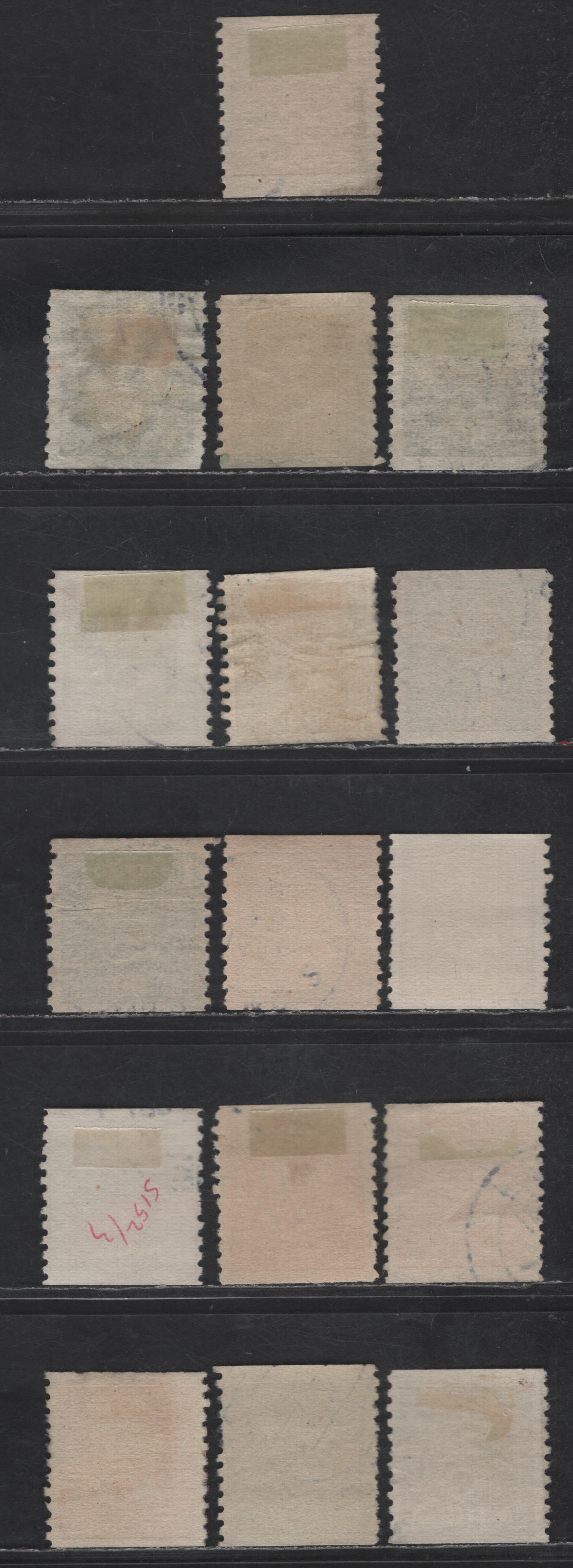 Lot 341 Sweden SC#149-154 (Facit 164, 165a, 166a-b, 167a-c, 168b, 169a-b) 70o - 110o Red Brown - Light Blue Crown & Post Horn, 1920-1934 Crown & Post Horn Issue, 16 Fine/Very Fine Used Singles, Facit Listed Paper Types Agrg, A1, A2 & A3