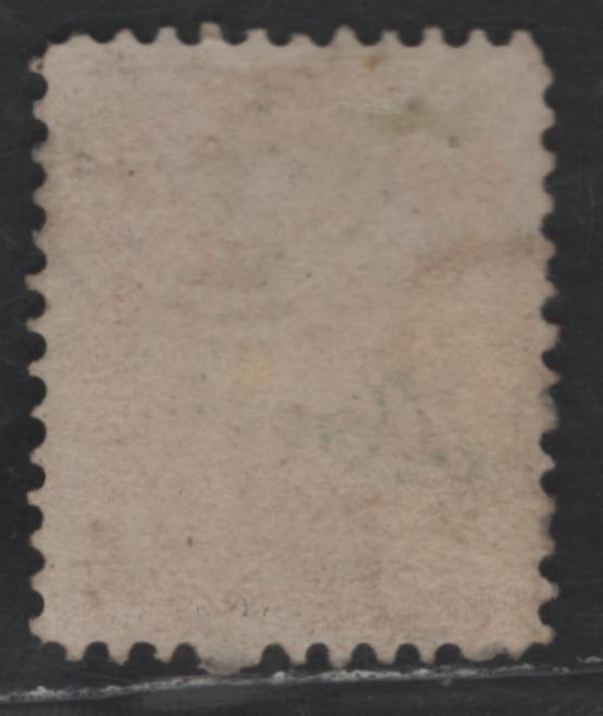 Lot 418 Canada SC#37iii 3c Orange Red Queen Victoria, 1870-1893 Small Queen Issue, A Very Fine Used Single, Mid Montreal Printing, Paper MM-D, No Pos Dot, Perf 11.75x12