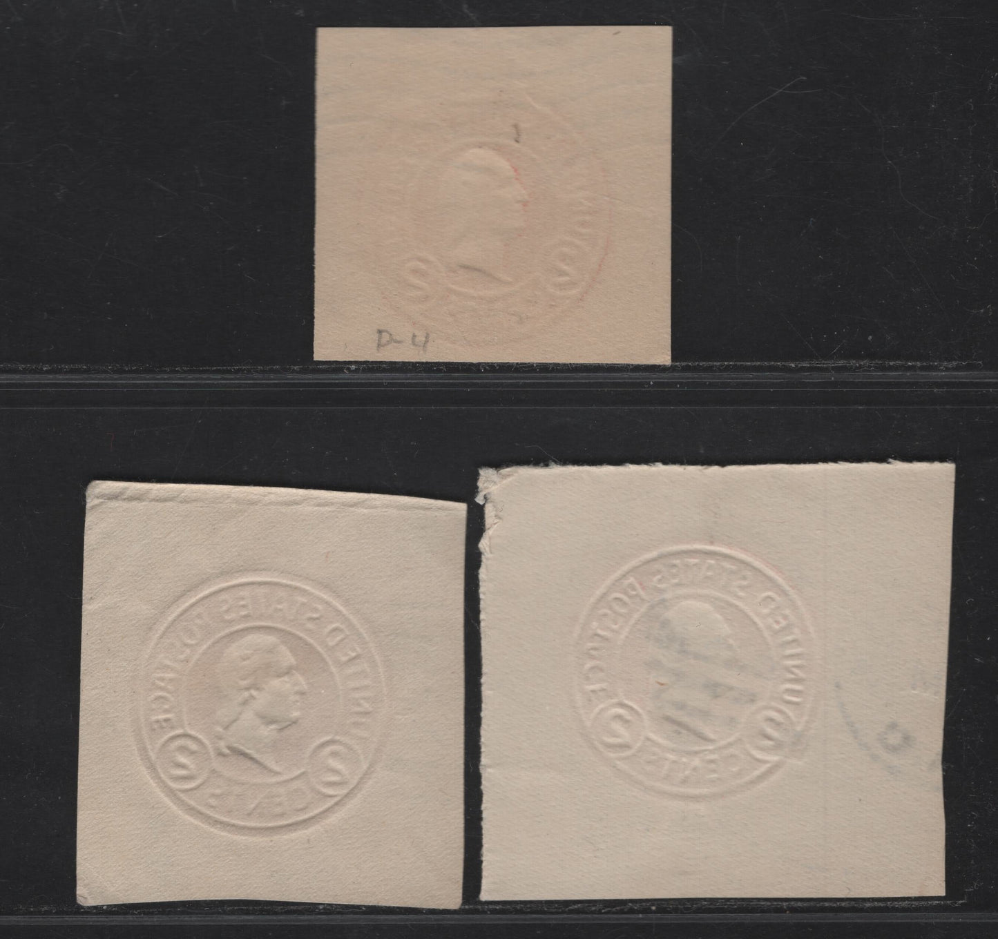 Lot 111 United States SC#U429d-f 2c Pink, Carmine Pink & Rose Carmine Washington, 1915-1932 Heads Issue,  Fine/Very Fine Unused Singles, Die 5, Die 7 & Die 7 On White, Unusual Shades, As Most Are Carmine