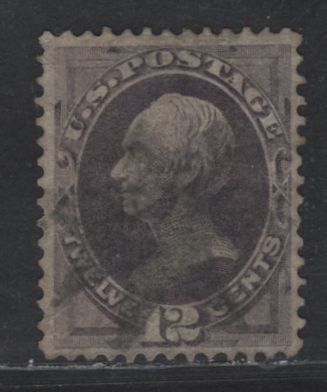 Lot 172 (C) United States Of America SC#151 12c Dull Violet Henry Clay, 1870-1871 National Bank Note Large Banknote Issue, A VG Used Single Two Tiny Repaired Tears At Lower Left
