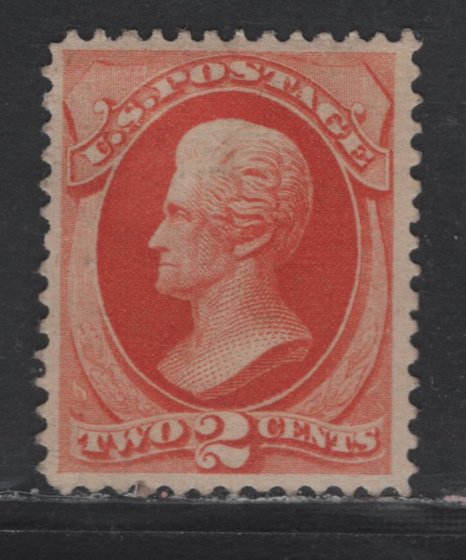 Lot 184 United States Of America SC#183 2c Vermilion Andrew Jackson, 1879-1882 American Bank Note Large Banknote Issue, A VF unused Single