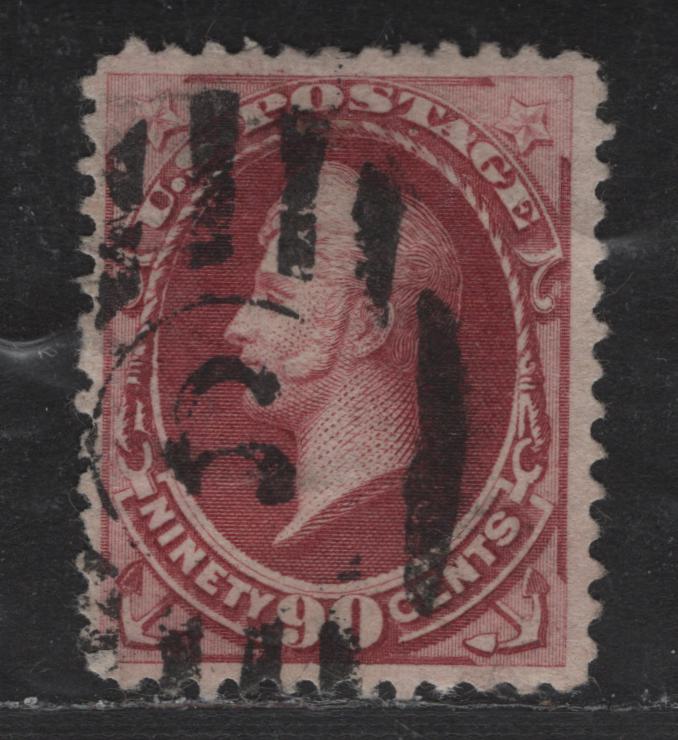 Lot 189 (C) United States Of America SC#191 90c Deep Carmine Commodore Perry, 1879-1882 American Bank Note Large Banknote Issue, A Fine Used Single