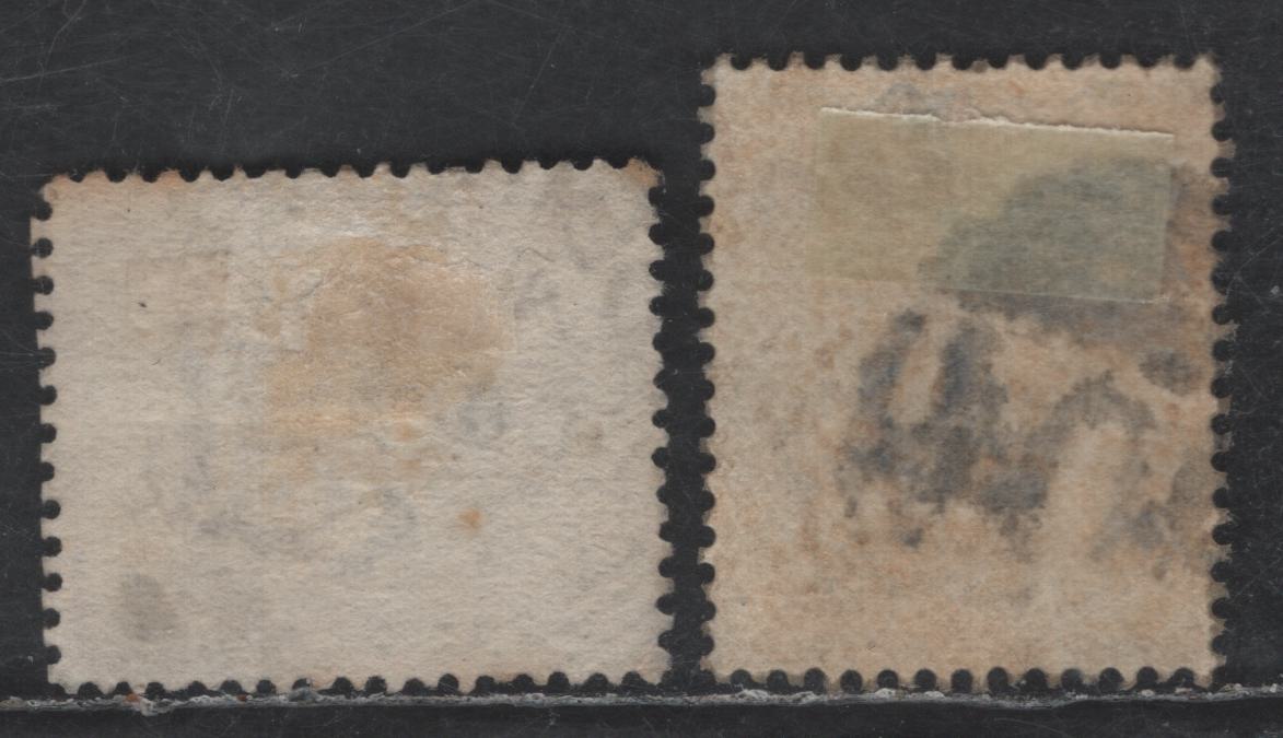 Lot 125 (C) Great Britain SG#187, 190 1/2d & 2.5d Slate Blue - Lilac Queen Victoria, 1883 Lilac& Green Issue, 2 Fine Used Singles