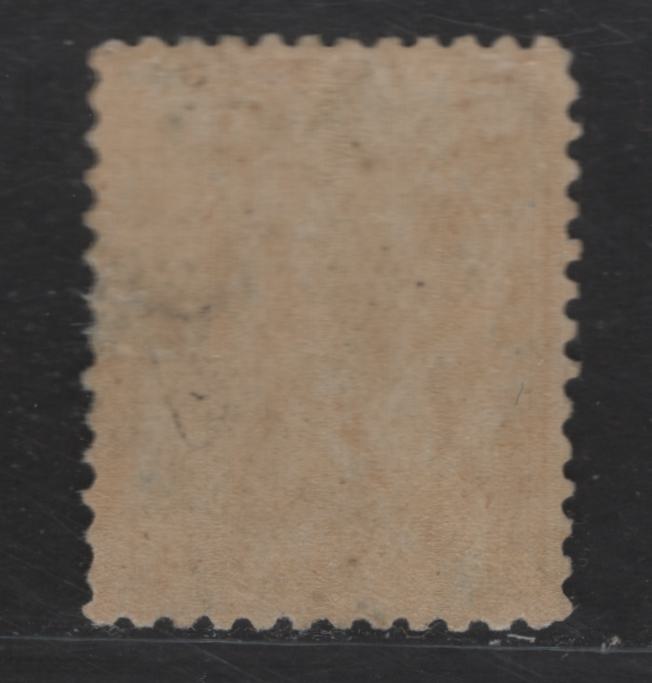 Lot 326 Canada #111a 5c Indigo King George V, 1911-1928 Admiral Issue, A VGOG Single, Weakly Retouched Frameline, Small Margin Thin At Right Center Which Has Been Patched Using Liquid Paper