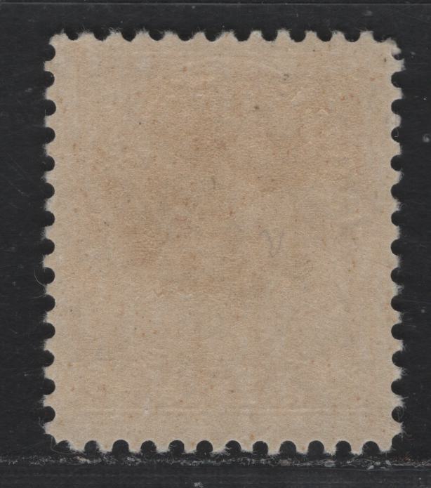 Lot 354A Canada #118 10c Pale Bistre Brown King George V, 1911-1928 Admiral Issue, A FOG Single, Dry Printing, Weakly Retouched Frameline, Streaky Gum