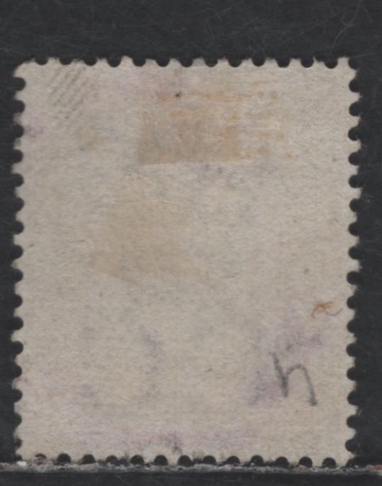 Lot 49 Bermuda SG#7 6d Dull Mauve Queen Victoria, 1865-1903 Queen Victoria Keyplate Issue, A Very Fine Used Single, Crown CC Wmk