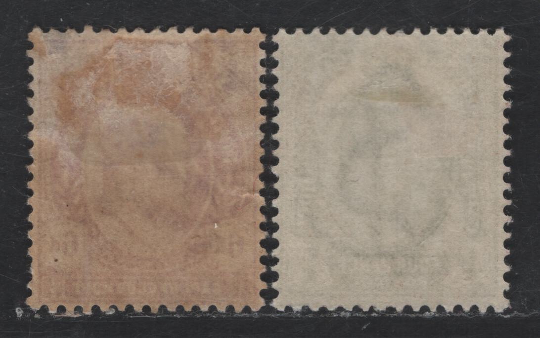 Lot 145 Cape Of Good Hope SG#75-76 4d - 6d Olive Green - Bright Mauve King Edward VII, 1903-1904 King Edward VII Issue, 2 FOG Singles