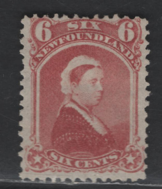 Lot 16 Newfoundland #33 3c Vermillion Edward, Prince Of Wales, 1868-1894 2nd Cents Issue, A Fine Unused Single