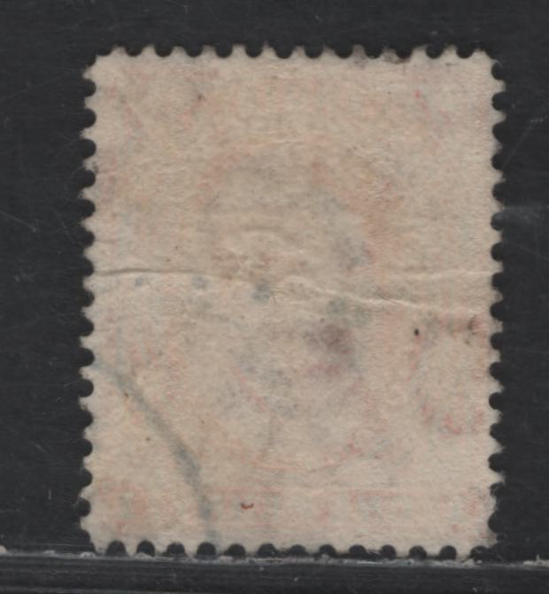 Lot 172 Falkland Islands SG#44aw 1d Vermillion King Edward VII, 1904-1912 King Edward VII Issue, A Fine Used Single, Scarce Wmk Inverted, Slight Horizontal Wrinkle Along Middle Of Stamp