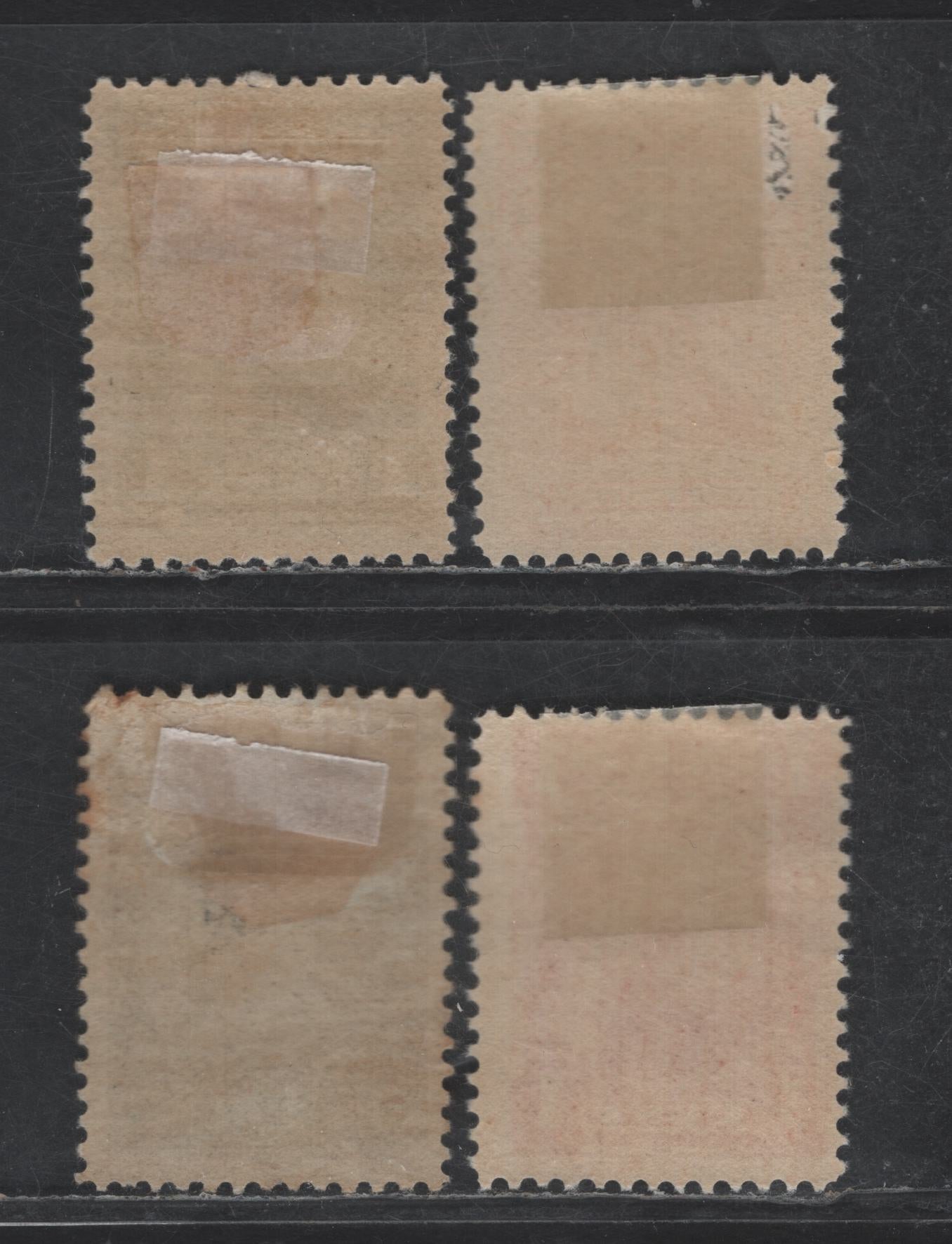 Lot 36 (C) Newfoundland #78-81 1/2c - 2c Olive Green - Orange King Edward VIII As A Child- King Edward VIII, 1897-1901 Royal Family Issue, 4 FOG Singles, Some Toning On 1/2c