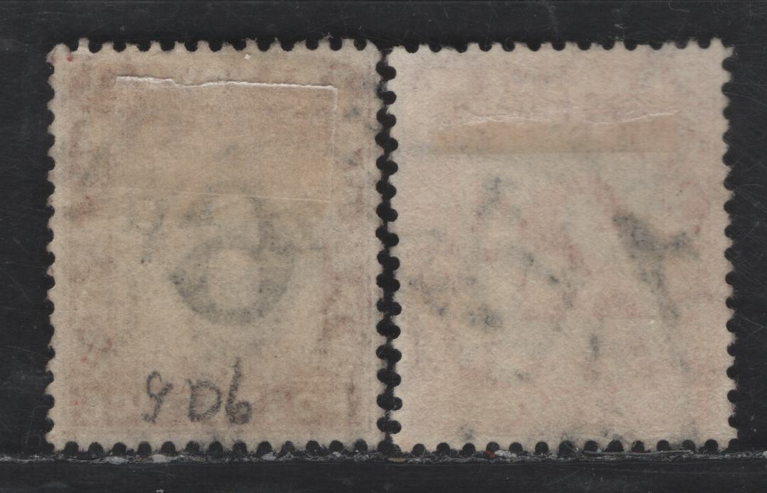 Lot 379 (C) Transvaal SG#D3, D6 2d Brown Orange & 6d Black & Red Brown, 1907 Postage Due Issue, 2 Very Fine Used Singles