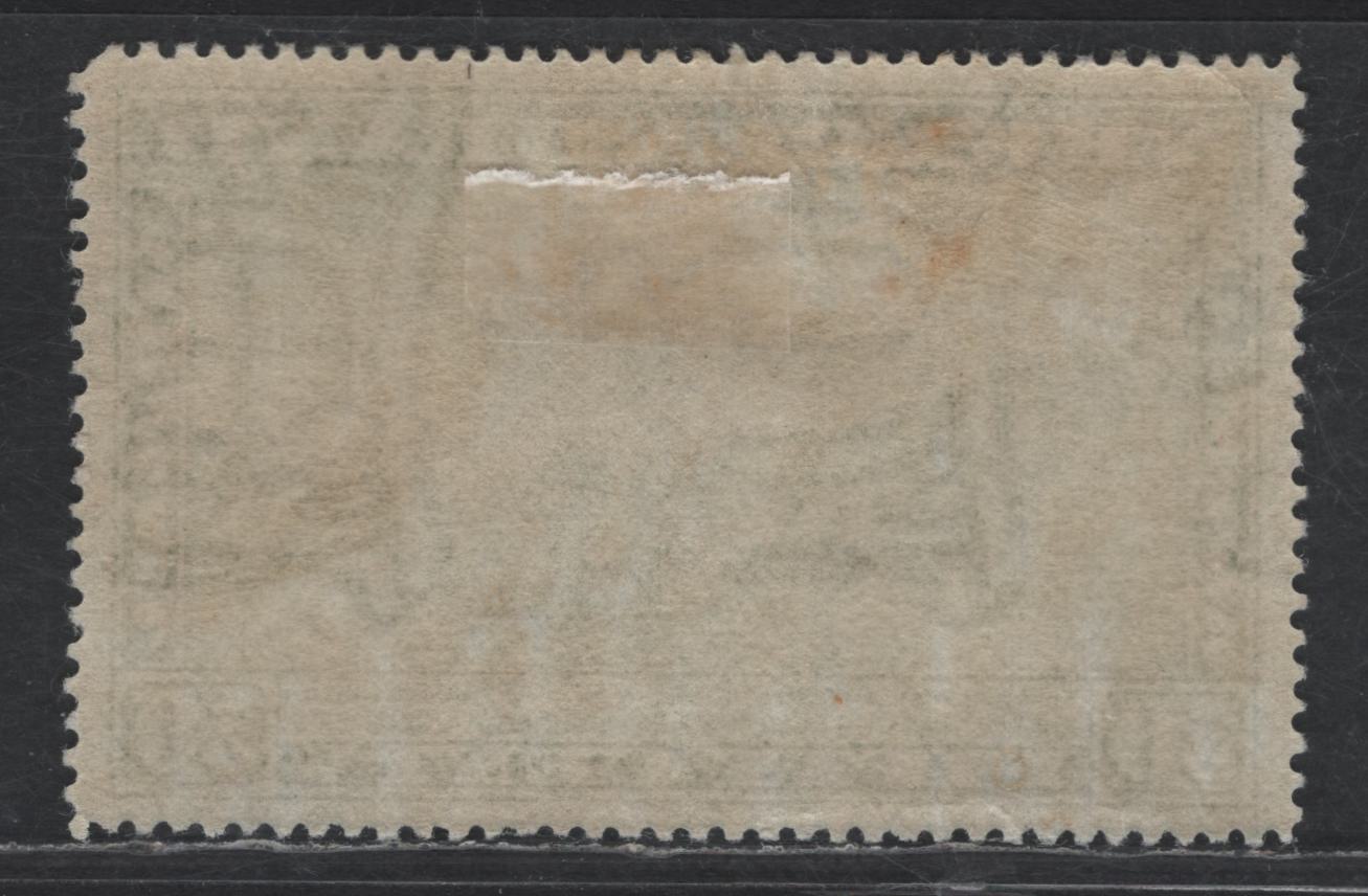 Lot 62 Newfoundland #C10 50c Green Airplane & Packet Ship, 1931 Pictorial Issue, A VFOG Single, Watermarked, Perf 14.2x14