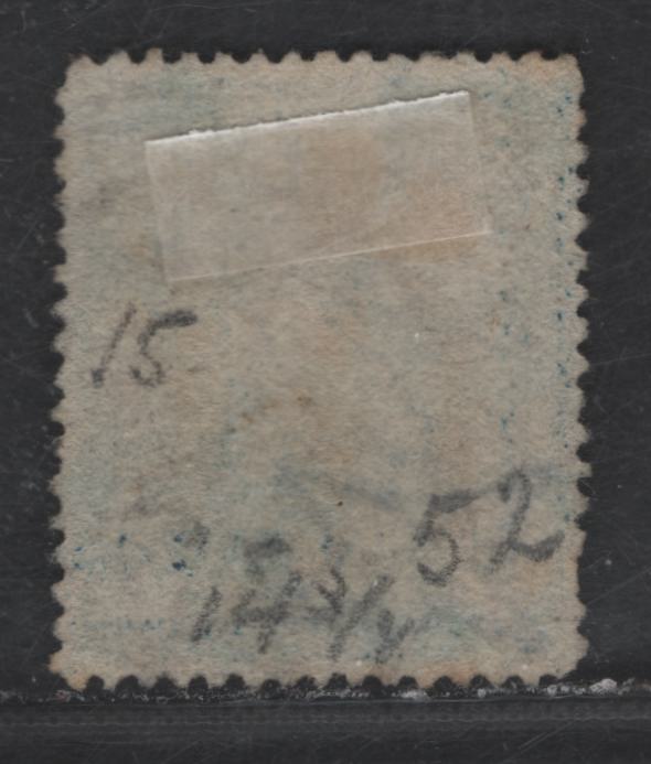 Lot 99 (C) Barbados SG#52 1d Blue Britannia, 1872 Britannia Issue, A Very Fine Used Single, Perf 145x155, Small Star Wmk