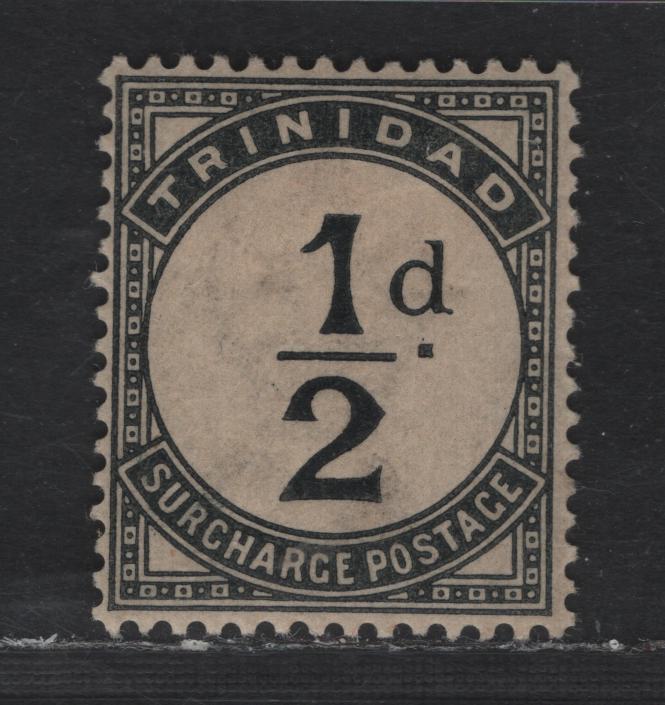Lot 63 (C) Trinidad SG#D1 1/2d Black Numeral, 1885 Postage Due, A FOG Single, Crown CA Wmk