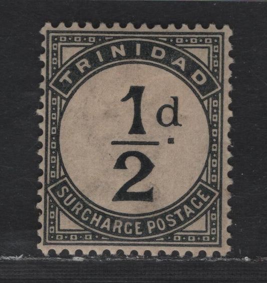 Lot 63 (C) Trinidad SG#D1 1/2d Black Numeral, 1885 Postage Due, A FOG Single, Crown CA Wmk