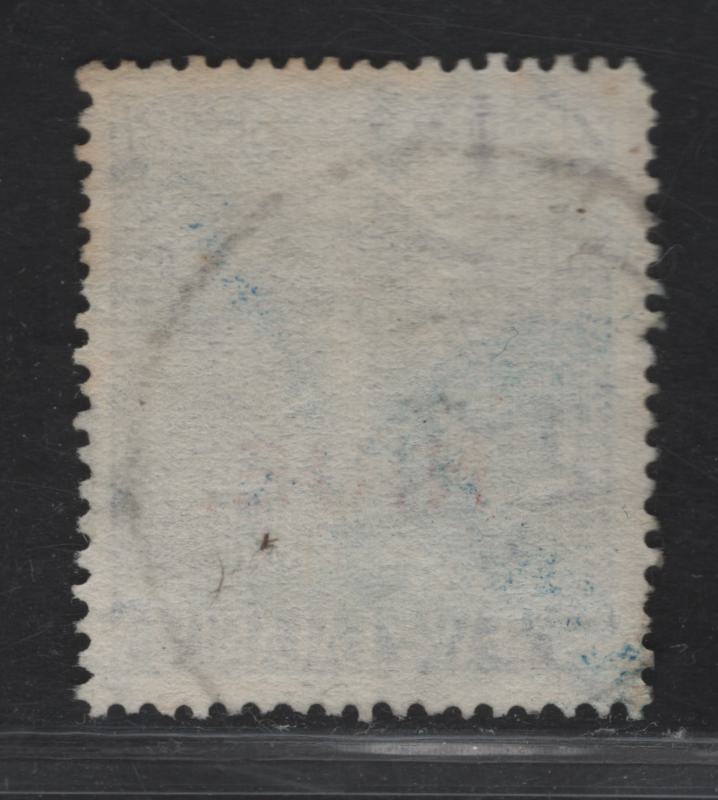 Lot 122 (C) Niue SG#48 2/- Blue King George V, 1927-1928 KGV Admiral Issue, A Very Fine Used Single, Jones Paper, Inverted Wmk