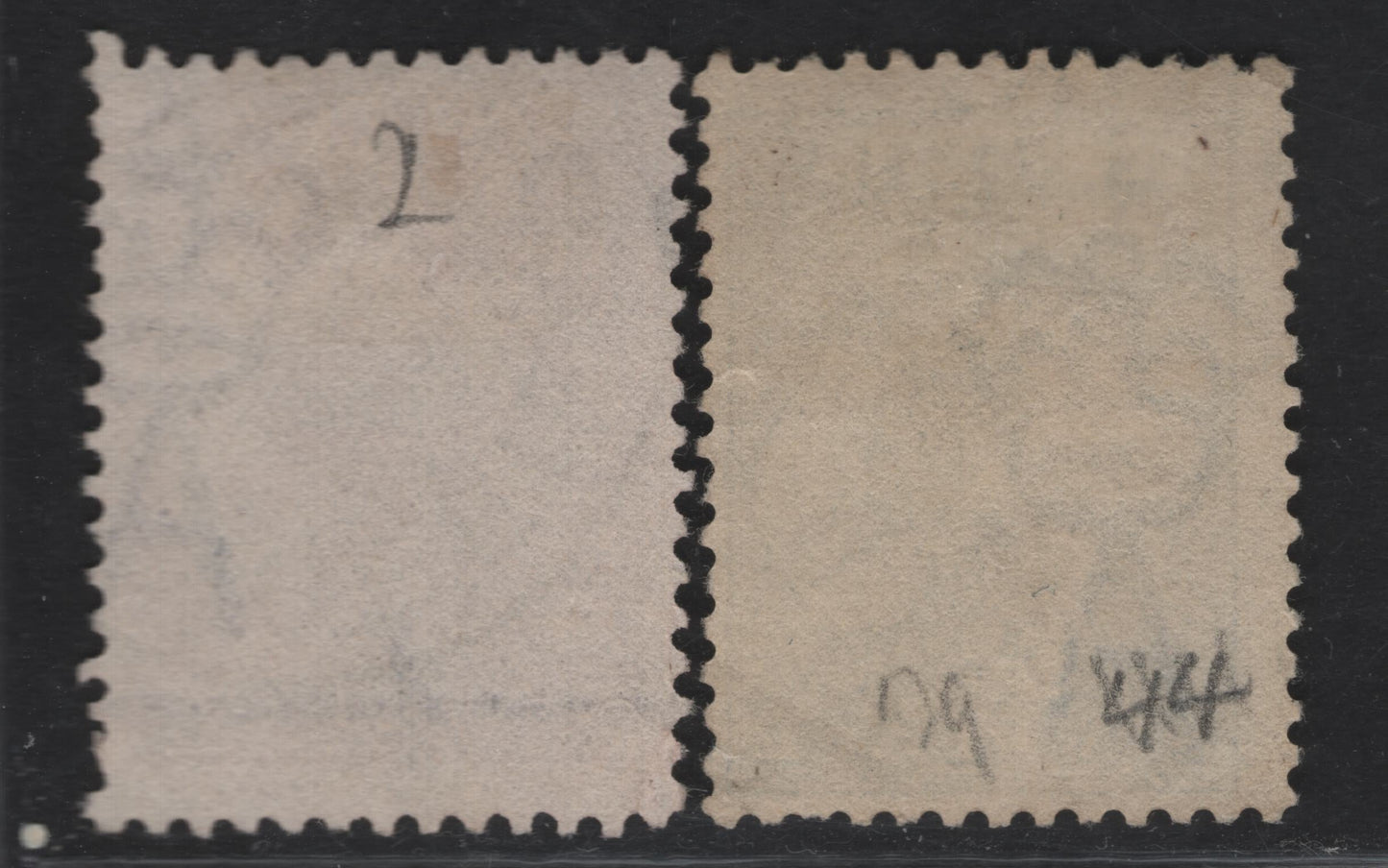 Lot 150 (C) Australia SG#26-27 6d - 9d Ultramarine - Violet Kangaroo & Map, 1915 Kangaroo & Map 2nd Issue, 2 Fine Used Singles, 2nd Wmk, Die 2