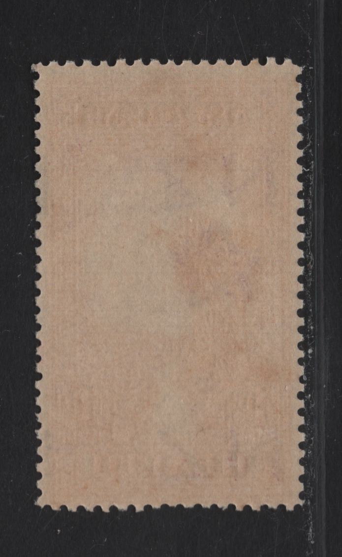 New Zealand SG#553 1d+1d Carmine The Path ro Health, 1932 Health Issue, A VFNH Single