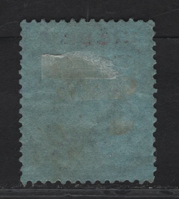 Nigeria SG#27 2/6 Deep Gray & Bright Red King George V, 1921-1932 KGV Imperium Keyplate Issue, Wmk Multiple Script CA, A Very Fine Used Single, Gray Blue Paper, Die 2, Postally Used With Moderate Parcel Cancel.