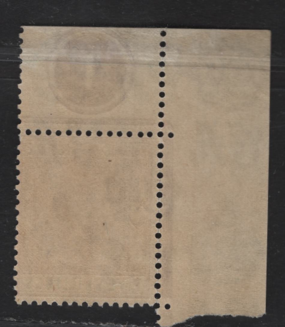 Lot 41 Bahamas SG#124 5/- Dull Purple & Dull Ultramarine King George V, 1921-1937 KGV Keyplate Issue, A FNH Single, Corner Marginal Example With Plate Number Tab, script CA Wmk