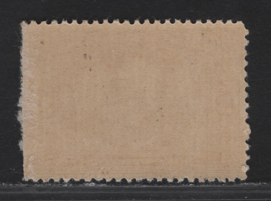 (C) Canada #135 3c Deep Yellowish Brown Fathers of Confederation, 1917 50th Anniv. Of Confederation Issue, A FOG Single, Paper ABN-E, Right Sheet Margin