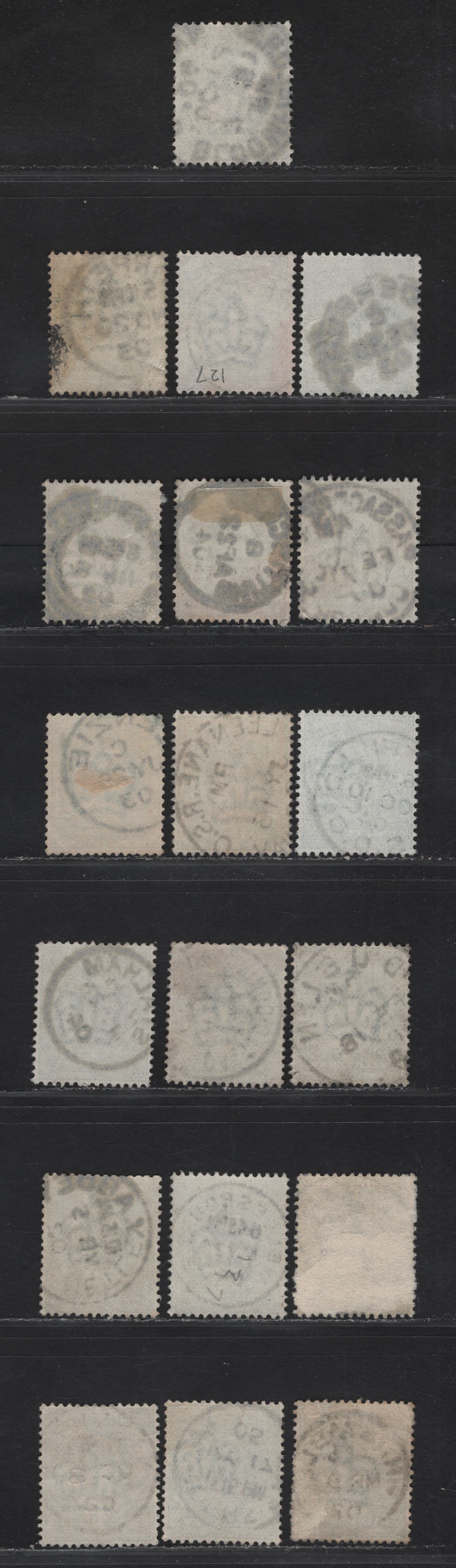 Lot 18 Great Britain SC#127a (SG#216) 1/2d Blue Green King Edward VII, 1902-1910 King Edward VII Issue,  Fine/Very Fine Used Singles, Single Circle CDS Cancels, Much Less Common Than Barrel CDS