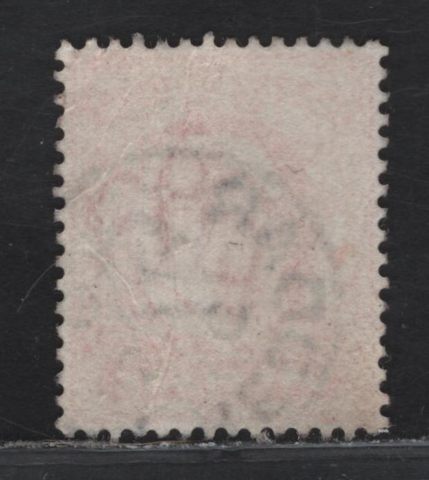 Lot 200 Great Britain SC#128var (SG#220 (Spec M5(3))) 1d Deep Bright Scarlet King Edward VII, 1902-1910 King Edward VII Issue,  Very Fine Used Singles, September 14 1903 Cheddar CDS