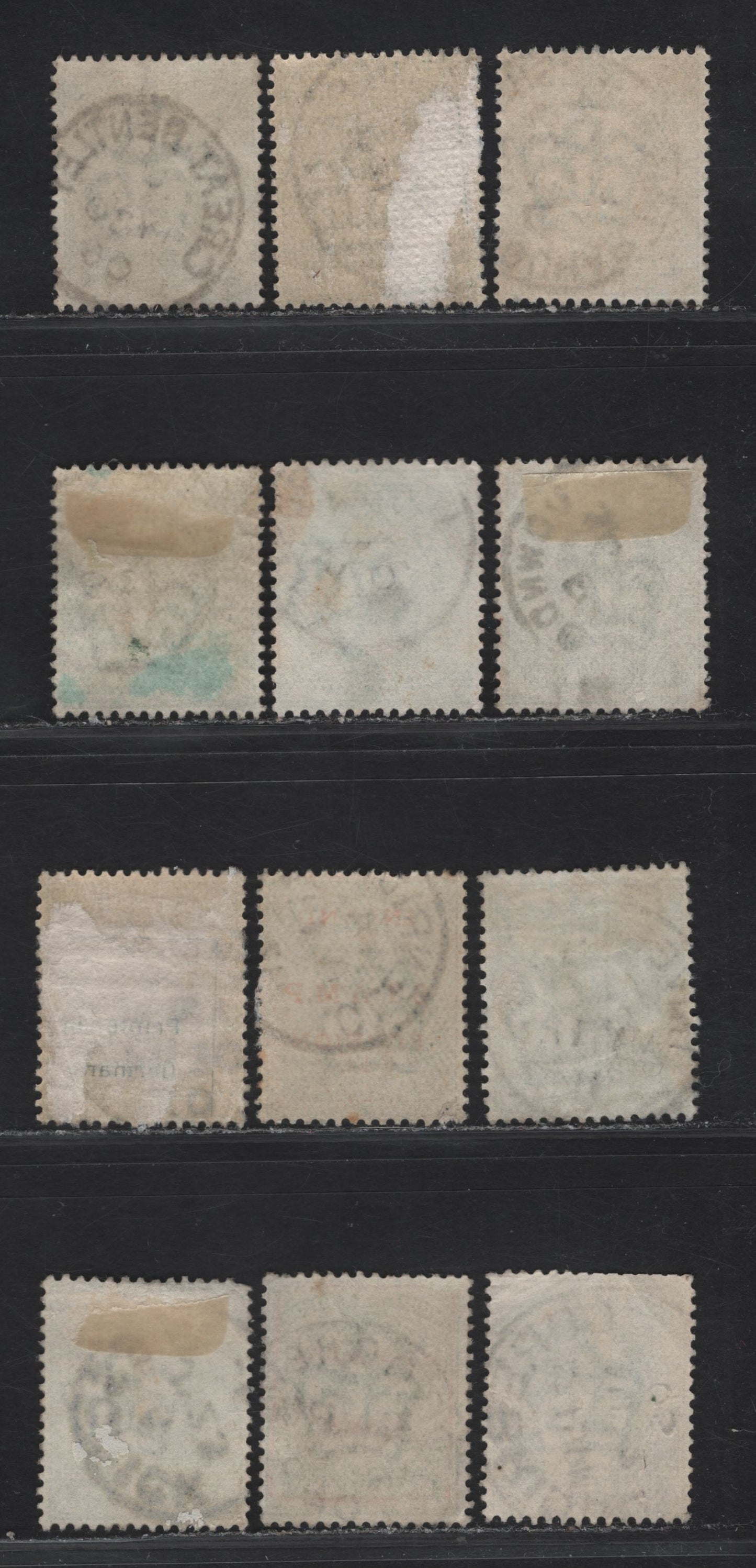 Lot 21 Great Britain SC#143a (SG#218) 1/2d Yellowish Green King Edward VII, 1902-1910 King Edward VII Issue,  Fine/Very Fine Used Singles, Single Circle CDS Cancels, D-H Towns & Villages